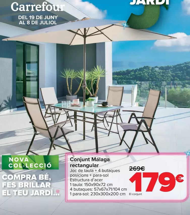 Conjunto Málaga Rectangular