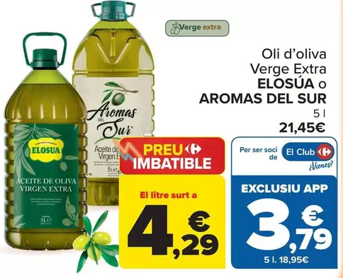 Elosúa / Aromas Del Sur - Aceite De Oliva Virgen Extra