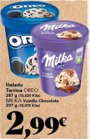 Oreo - Helado Tarrina
