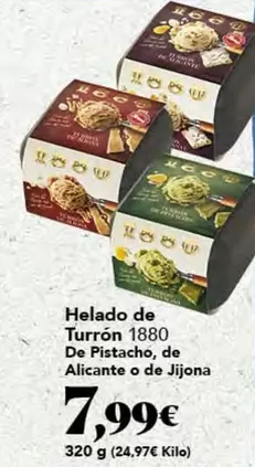 1880 - Helado De Turrón De Pistacho