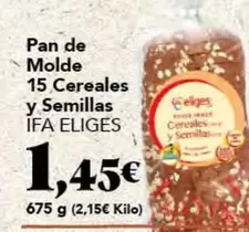Ifa Eliges - Pan De Molde 15 Cereales Y Semillas