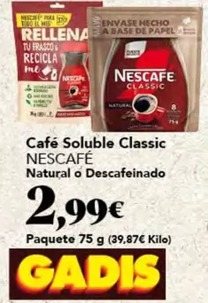 Nescafé - Café Soluble Classic