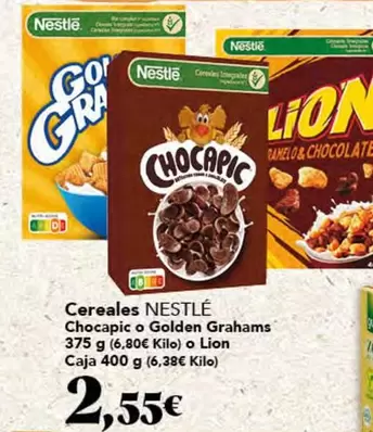 Nestlé - Cereales Chocapic O Golden Grahams