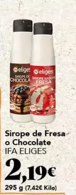 Ifa Eliges - Sirope De Fresa O Chocolate