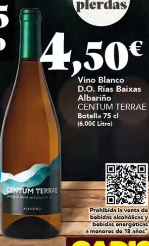 Blanco - Vino D.o. Rias Baixas Albariño