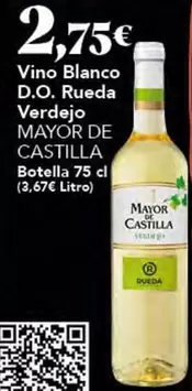 Mayor de Castilla - Vino Blanco D.o. Rueda Verdejo
