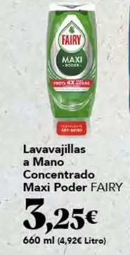 Fairy - Lavavajillas A Mano Concentrado Maxi Poder