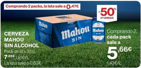 Mahou - Cerveza Sin Alcohol
