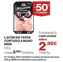 mrm - Lacon En Tapas Cortado A Mano