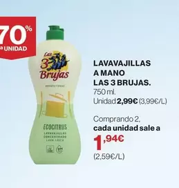 las 3 brujas - Lavavajillas A Mano
