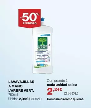 L'arbre Vert - Lavavajillas A Mano