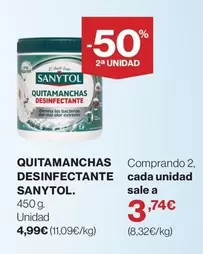Sanytol - Quitamanchas Desinfectante