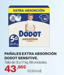 Dodot - Pañales Extra Absorcion Sensitive