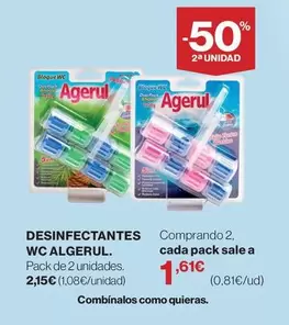 Agerul - Desinfectantes Wc