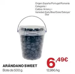 origen - Arándano Sweet