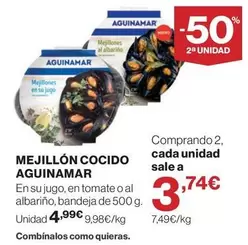aguinamar - Mejillón Cocido