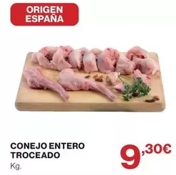 origen - Conejo Entero Troceado