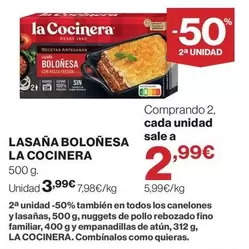 La Cocinera - Lasana Bolonesa