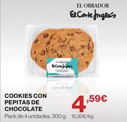 Obrador - Cookies Con Pepitas De Chocolate