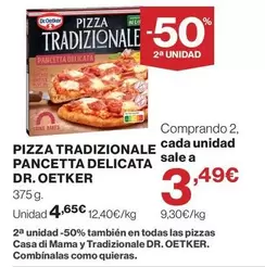 Dr Oetker - Pizza Tradizionale Cada Unidad Pancetta Delicata