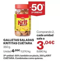 Cuétara - Galletas Saladas Krititas