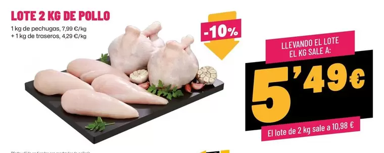Lote 2 Kg De Pollo