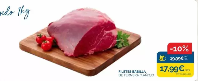 Filetes Babilla De Ternera O Añojo