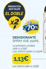 Axe - Desodorante Spray