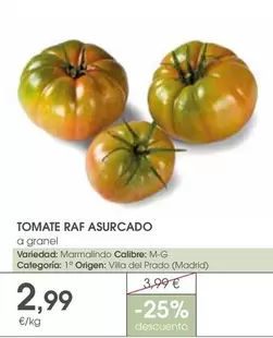 origen - Tomate Raf Asurcado