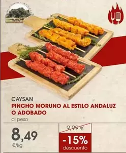 Caysan - Pincho Moruno Al Estilo Andaluz O Adobado