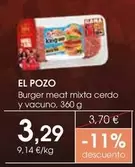 El Pozo - Burger Meat Mixta Cerdo Y Vacuno