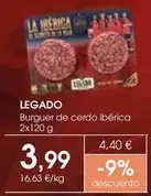 Legado ElPozo - Burguer De Cerdo Iberica