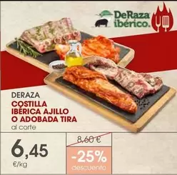 Deraza - Costala Iberica Ajillo O Adobada Tira