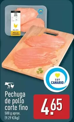 Pechuga De Pollo Corte Fino