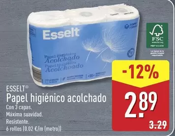 Esselt - Papel Higiénico Acolchado