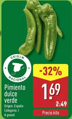 Pimiento Dulce Verde