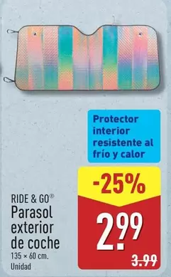 Ride & Go- Parasol Exterior De Coche