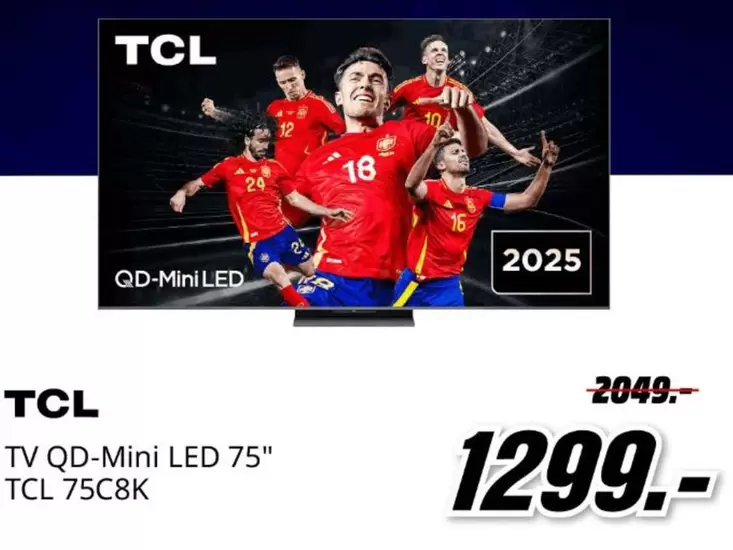 TCL - Tv Qd-Mini Led 75" 75C8K