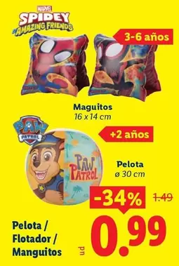 Marvel - Pelota/Flotador/Manguitos