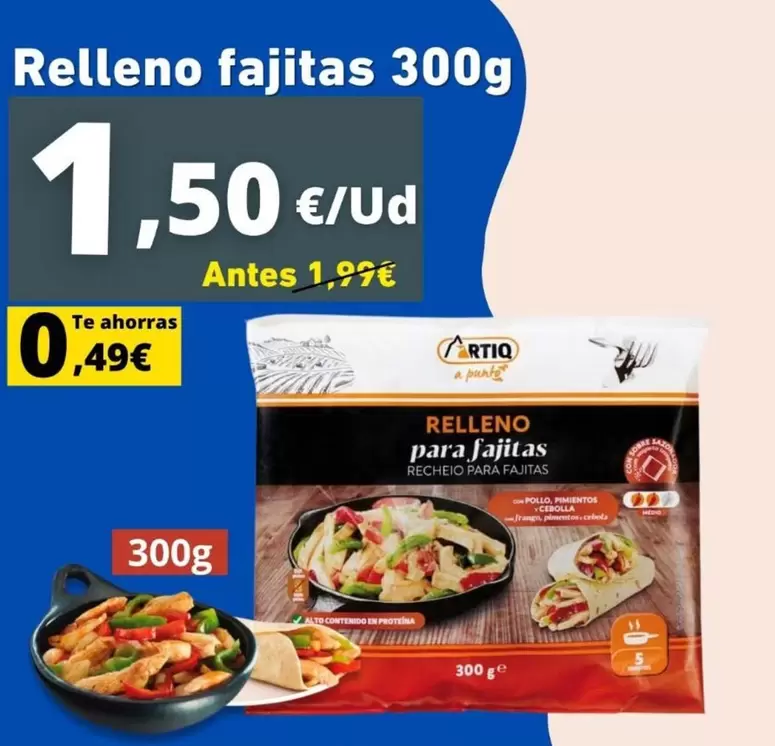 Artiq - Relleno Fajitas
