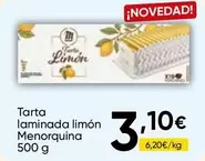 Tarta Laminada Limon Menorquina
