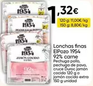 elpozo - Lonchas Finas 1954 92% Carne