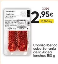 El Corte Inglés - Chorizo Ibérico Cebo Serrania De La Lonchas