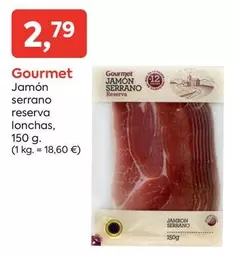 Gourmet - Jamon Serrano Reserva Lonchas