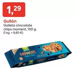 Gullón - Galleta Chocolate Chips Moment