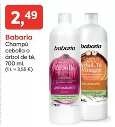 Babaria - Champú Cebolla O Arbol De Té