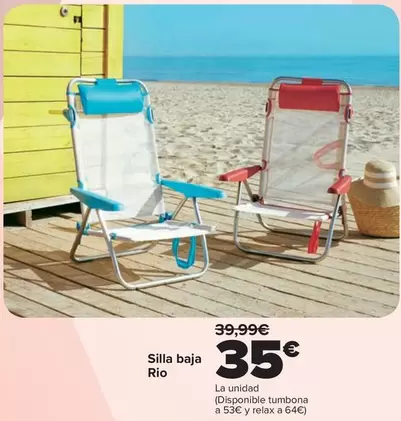 Silla Baja Rio