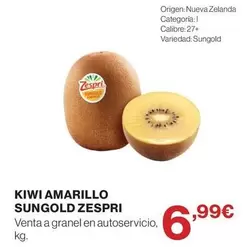 zespri - Kiwi Amarillo Sungold