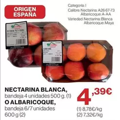 Nectarina Blanca