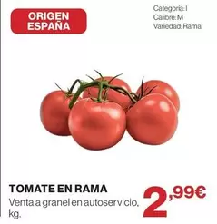 origen - Tomate En Rama